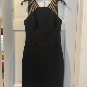 Halston Heritage Black Evening Dress